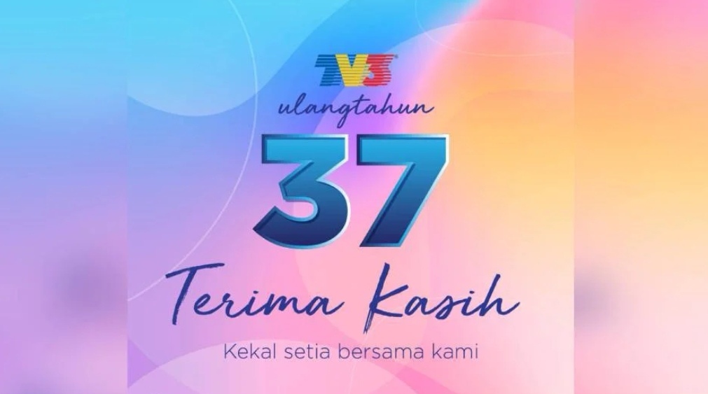 TV3 SAMBUT USIA 37 TAHUN DENGAN BACAAN YASIN
